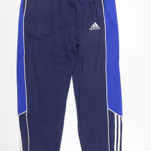 Adidas Men's Blue Sweatpants L Sports Casual Trousers