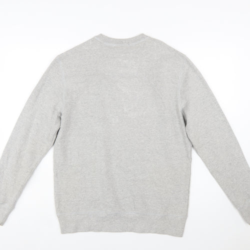 Nautica Men's Grey XS Crew Neck Cotton Blend Sweatshirt