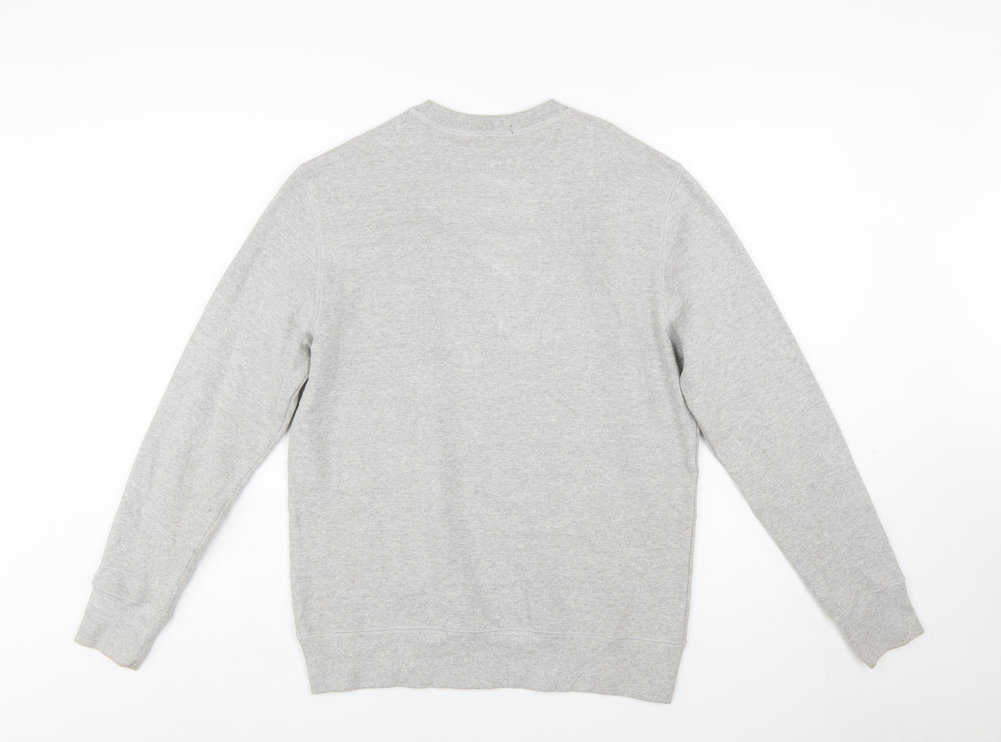 Nautica Men's Grey XS Crew Neck Cotton Blend Sweatshirt