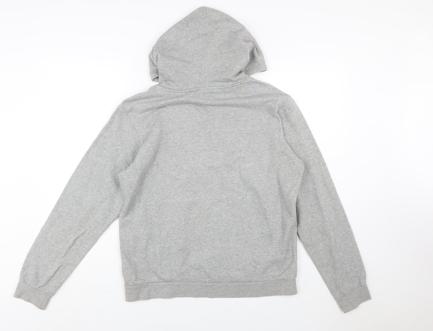 Champion Boys Grey Pullover Hoodie 2XL 15-16 Years Logo Print Cotton Blend