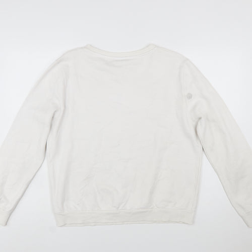 Disney x Primark Women White Mickey Mouse Graphic Sweatshirt M 12/14