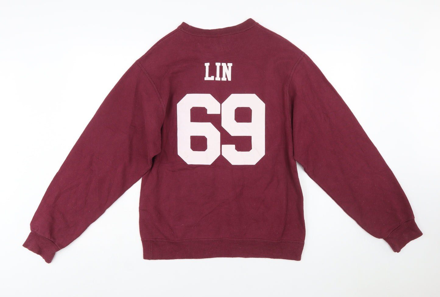Jerzees Womens Burgundy LTCC 2014 Graphic Pullover Sweatshirt Size S