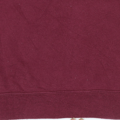 Jerzees Womens Burgundy LTCC 2014 Graphic Pullover Sweatshirt Size S