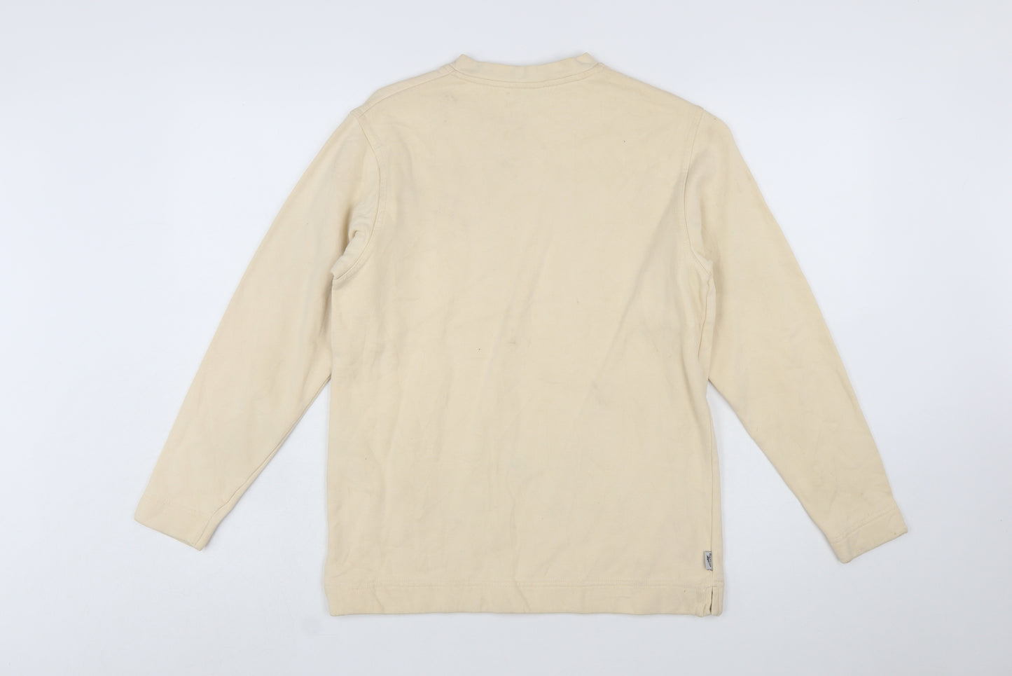 Reebok Women's Beige V-Neck Pullover Sweatshirt Size S