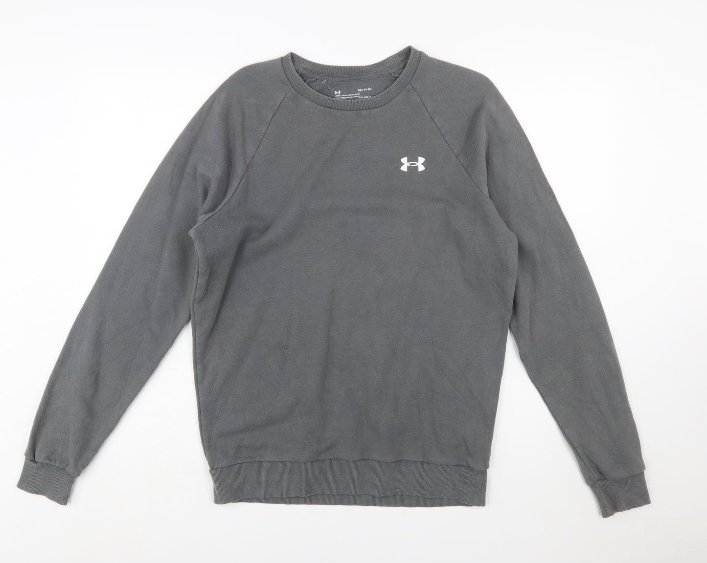Under Armour Men's Grey Small Pullover Sweatshirt ColdGear Loose Fit