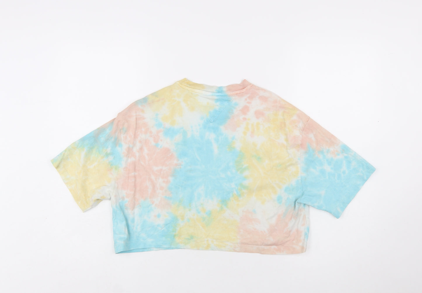Tommy Jeans Women's Multicoloured Cropped T-Shirt M