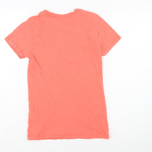 Nike Women’s Pink Slim Fit T-Shirt XS Crew Neck Short Sleeve