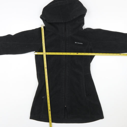 Columbia Women's Black Fleece Hooded Jacket Size S