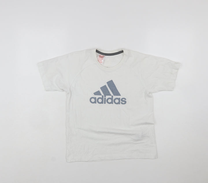 Adidas Boys White Clima365 Performance T-Shirt 10 Years Regular Fit