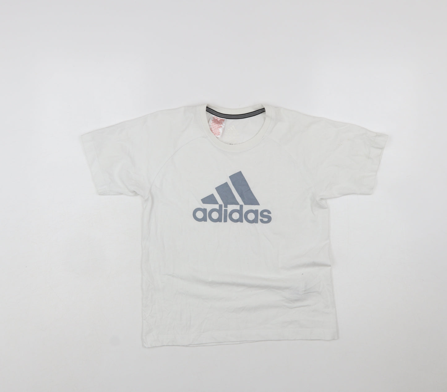 Adidas Boys White Clima365 Performance T-Shirt 10 Years Regular Fit