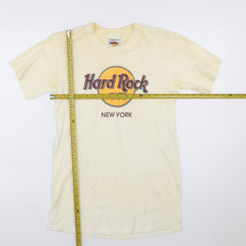 Hard Rock Cafe New York Women Ivory Small Vintage T-Shirt