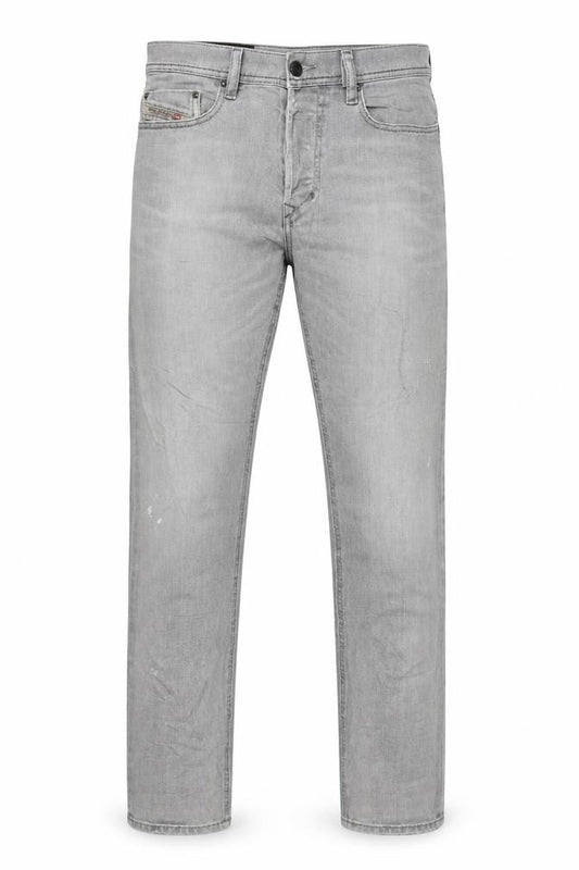 Diesel Industry Men's Grey Slim Fit Straight Leg Jeans Size 29