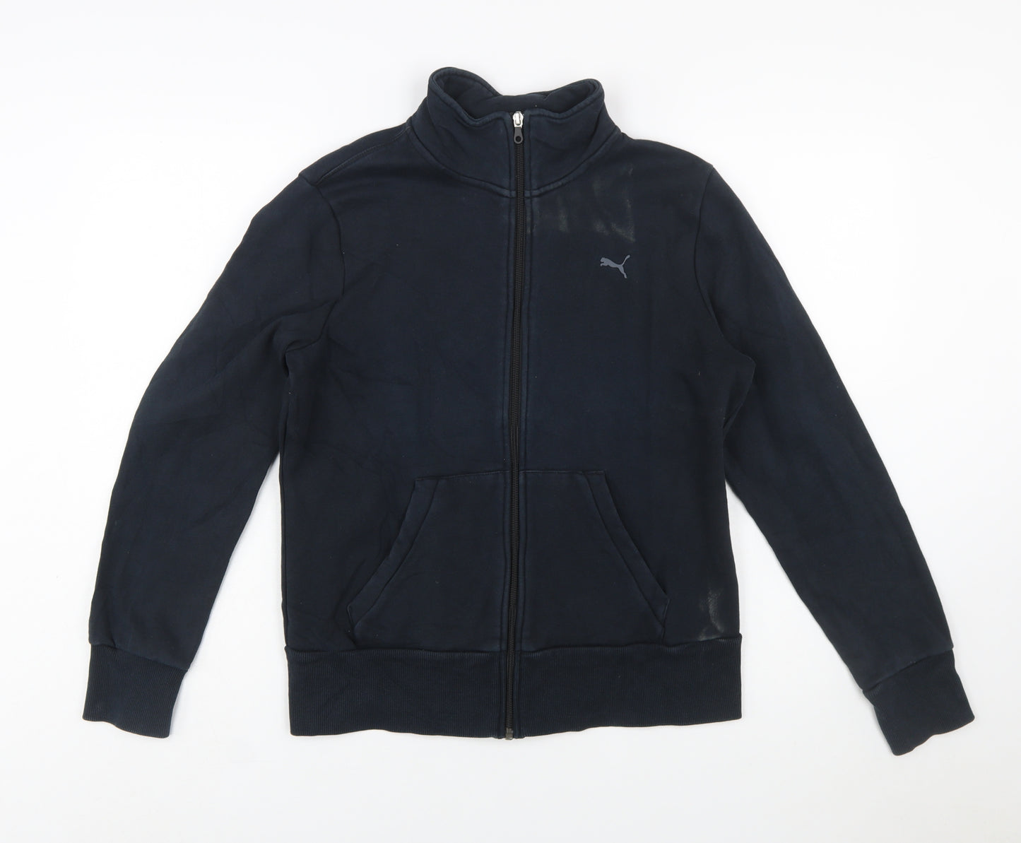 Puma Mens Black XL Full Zip Fleece Sweatshirt Jacket