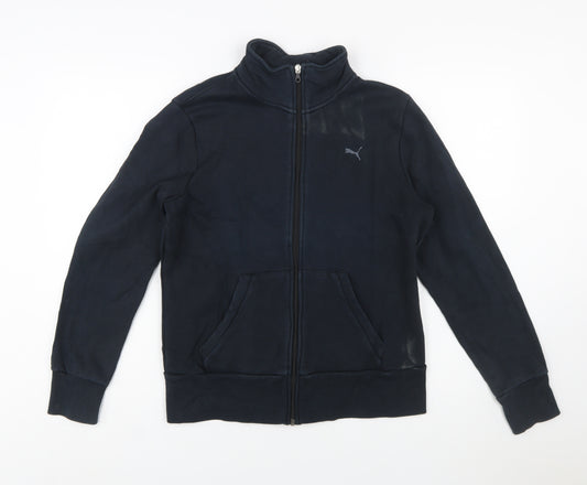 Puma Mens Black XL Full Zip Fleece Sweatshirt Jacket