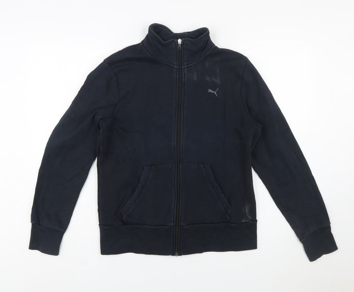Puma Mens Black XL Full Zip Fleece Sweatshirt Jacket