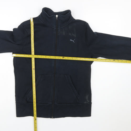 Puma Mens Black XL Full Zip Fleece Sweatshirt Jacket