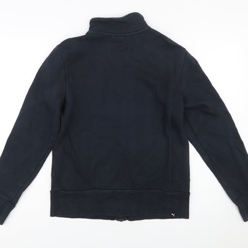 Puma Mens Black XL Full Zip Fleece Sweatshirt Jacket