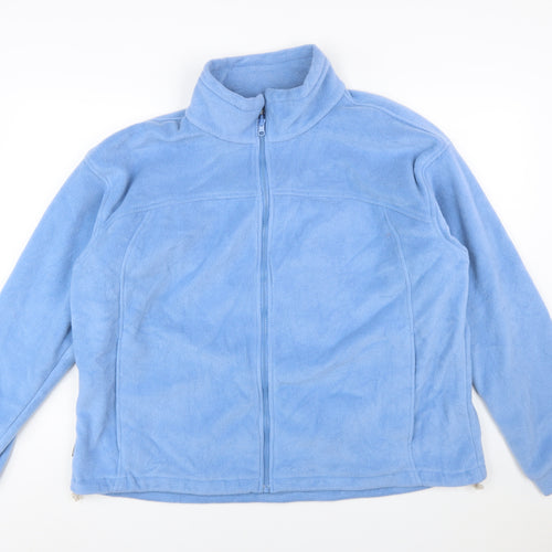 Columbia Women's Blue 2XL Fleece Jacket Interchange Full Zip