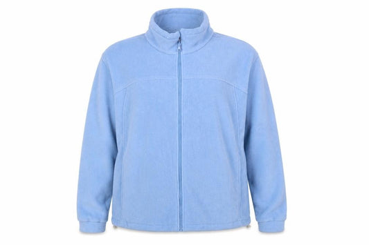 Front view of Columbia Women's Blue 2XL Fleece Jacket Interchange Full Zip