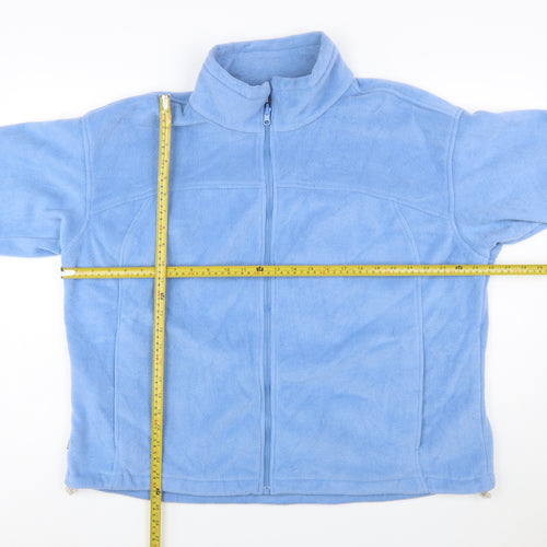Columbia Women's Blue 2XL Fleece Jacket Interchange Full Zip