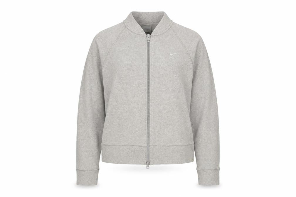Nike Girls Grey Full Zip Sports Sweatshirt Size L
