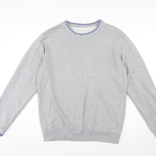 Uniqlo Men’s Grey Crew Neck Pullover Sweatshirt Size L