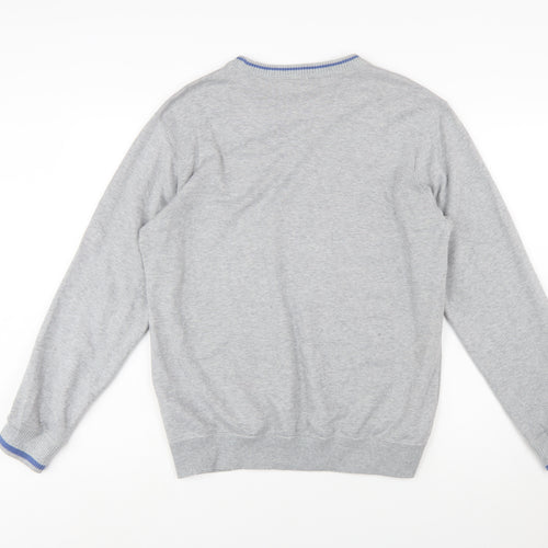 Uniqlo Men’s Grey Crew Neck Pullover Sweatshirt Size L