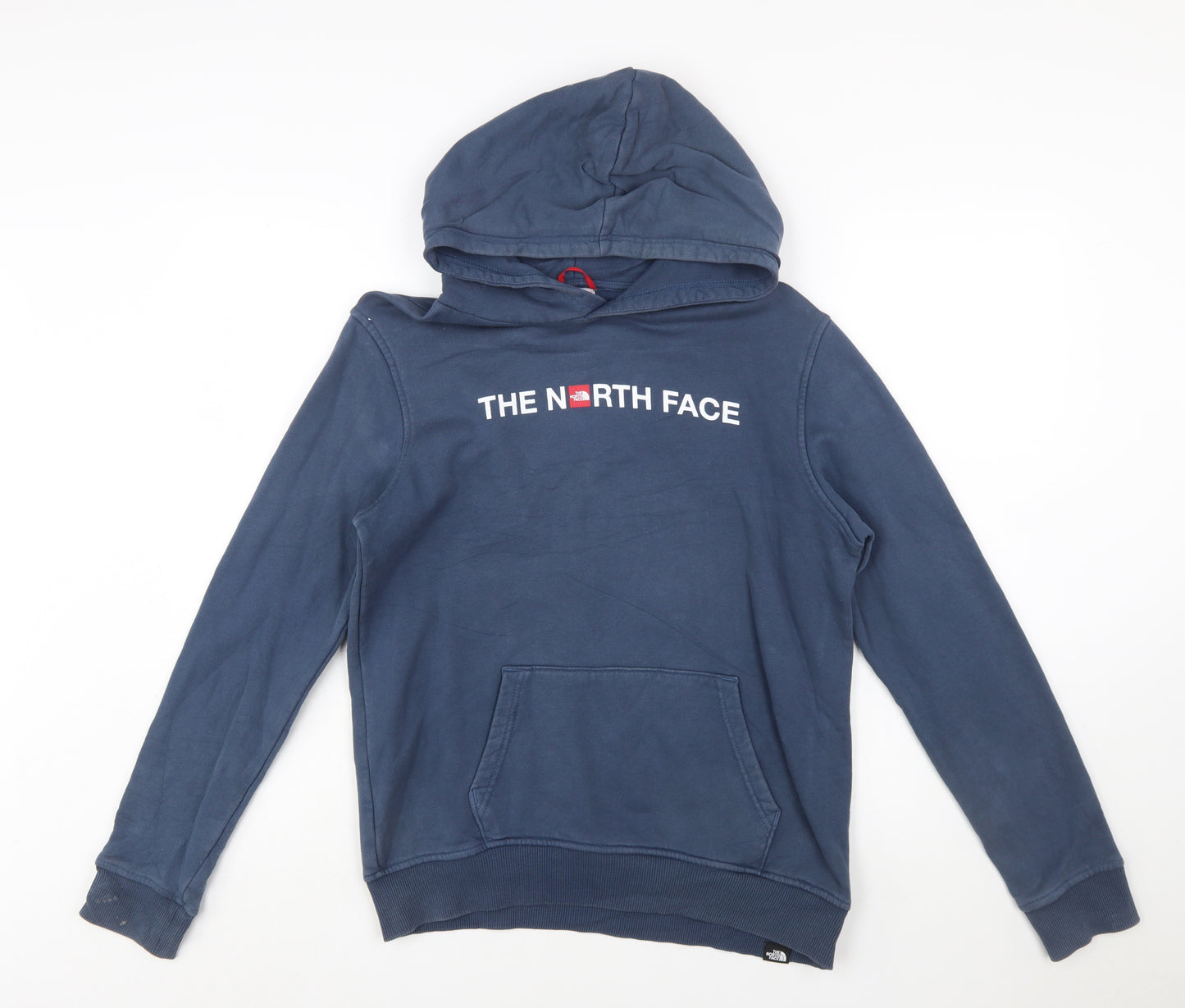 The North Face Boys Blue Pullover Hoodie XL Cotton Outdoor Sweatshirt