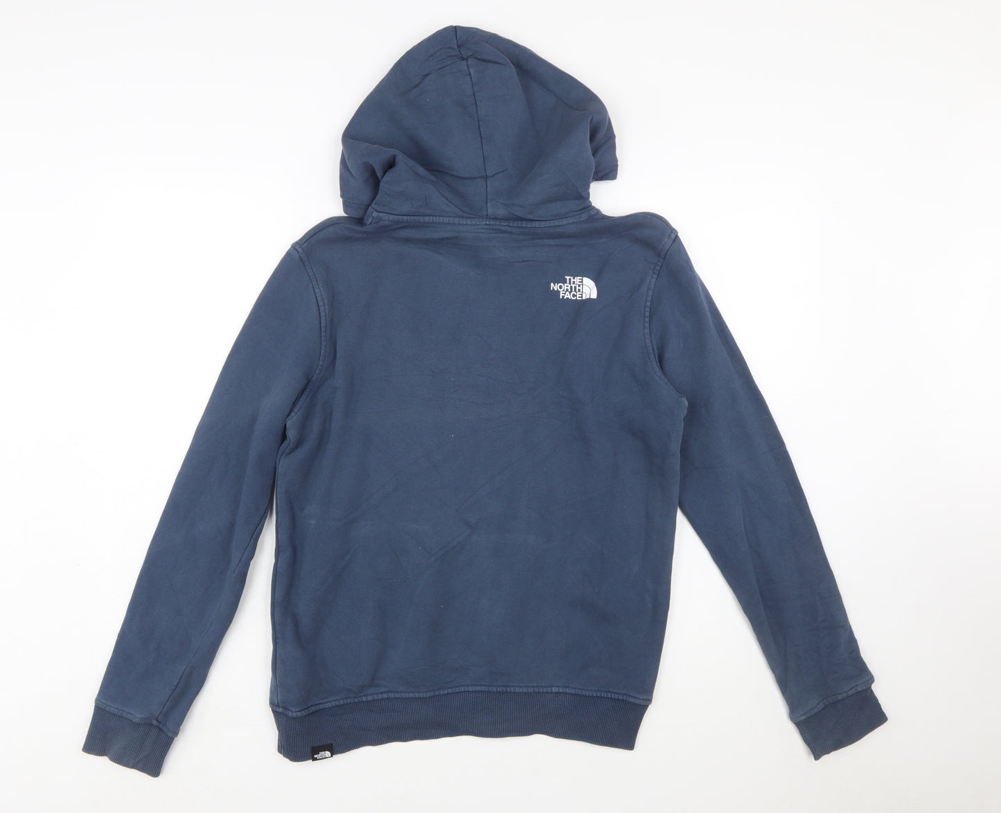 The North Face Boys Blue Pullover Hoodie XL Cotton Outdoor Sweatshirt