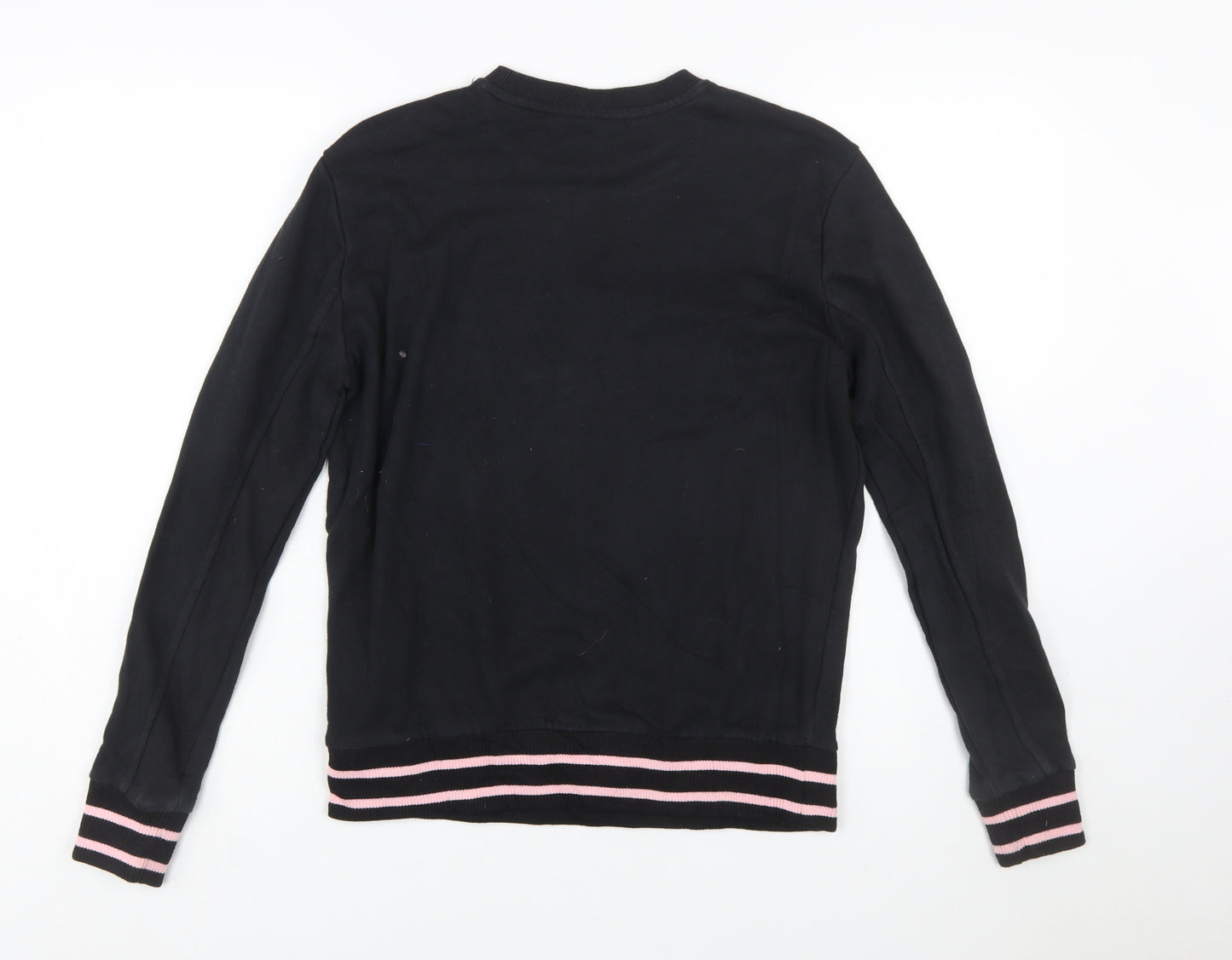 Fila Women's Black Small Crew Neck Pullover Sweatshirt