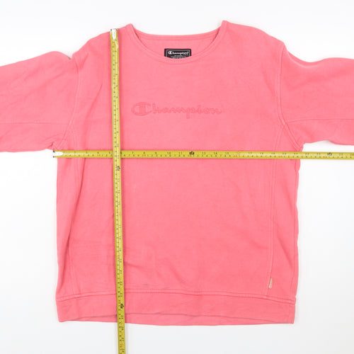 Champion Women’s Pink Crew Neck Pullover Sweatshirt Size M