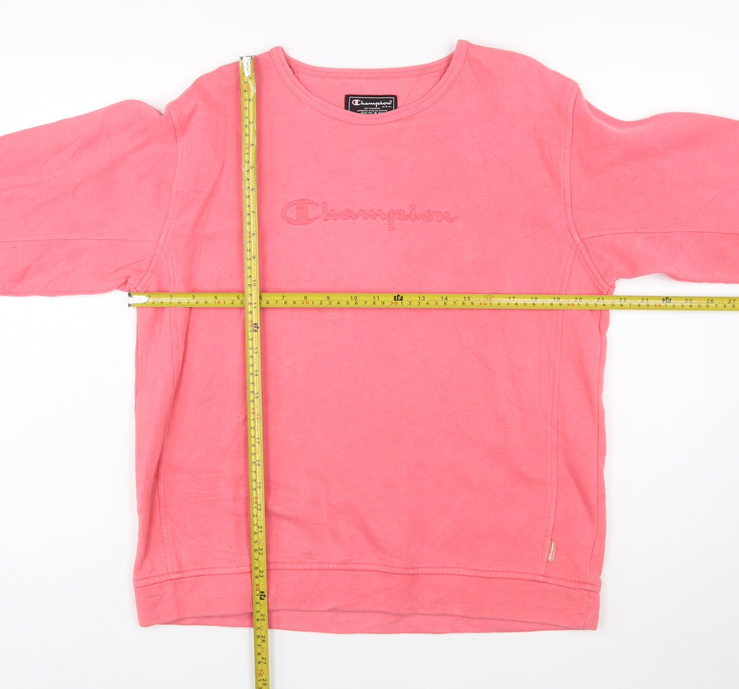 Champion Women’s Pink Crew Neck Pullover Sweatshirt Size M