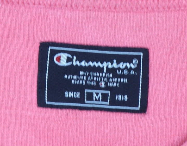 Champion Women’s Pink Crew Neck Pullover Sweatshirt Size M
