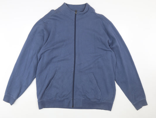 L.L.Bean Men's Blue XL Tall Full Zip Sweatshirt Classic Fit