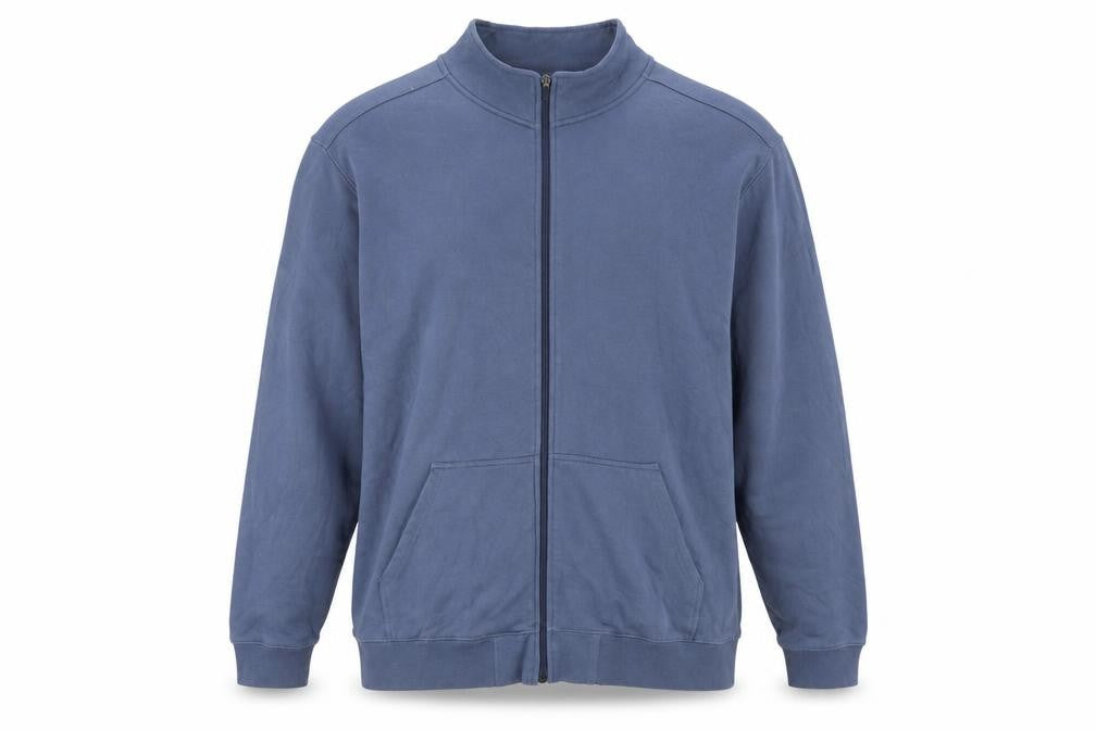 L.L.Bean Men's Blue XL Tall Full Zip Sweatshirt Classic Fit