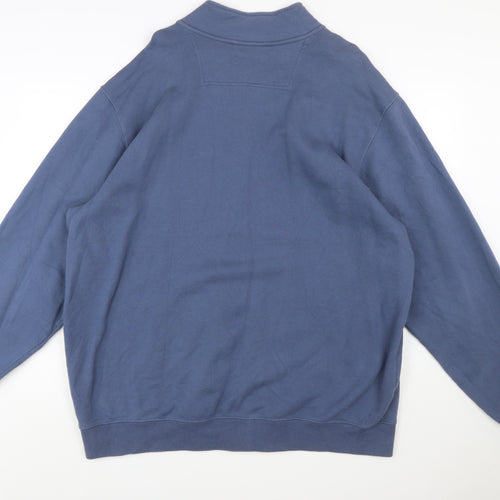 L.L.Bean Men's Blue XL Tall Full Zip Sweatshirt Classic Fit