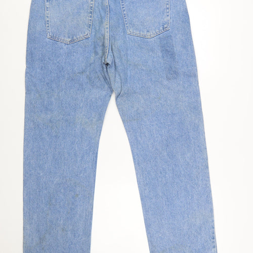 Wrangler Men’s Blue Light Wash Straight Leg Denim Jeans 34x31
