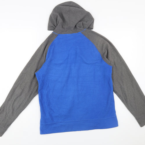 The North Face Boys Blue Grey Full Zip Fleece Hoodie 14-16 Years