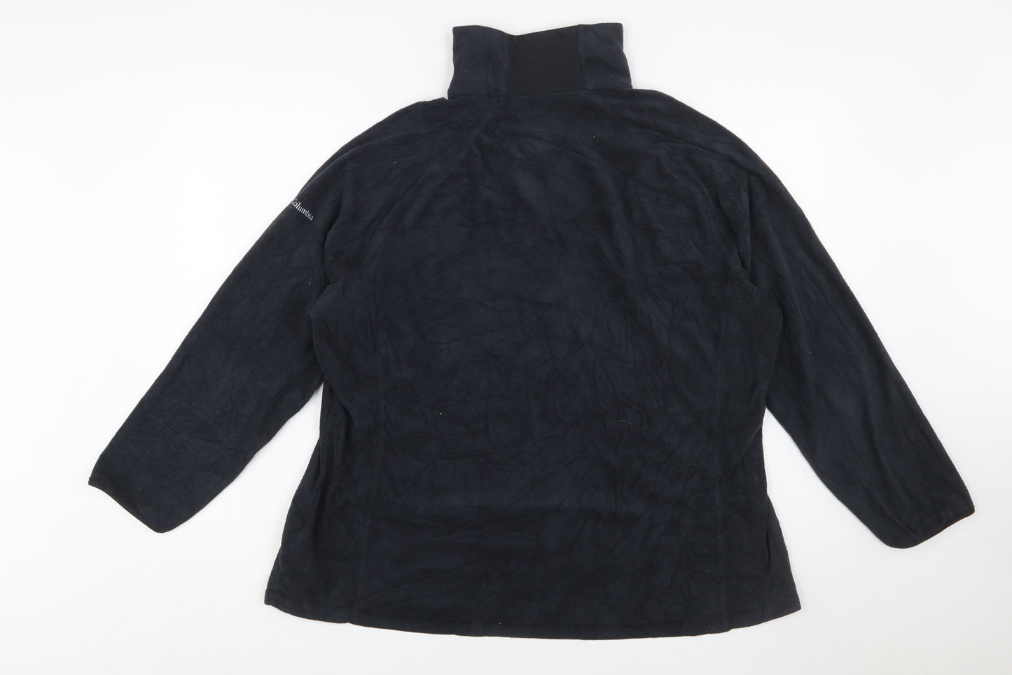 Columbia Men's Black 2XL Fleece 1/4 Zip Pullover Sweatshirt