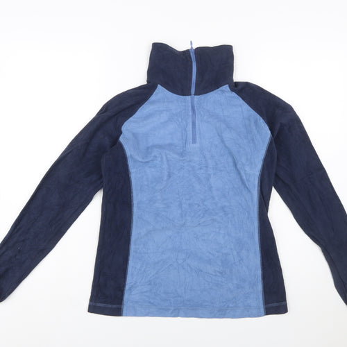 Columbia Men's Blue 1/2 Zip Fleece Pullover Sweatshirt M