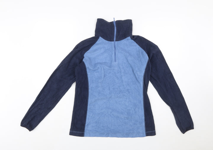 Columbia Men's Blue 1/2 Zip Fleece Pullover Sweatshirt M