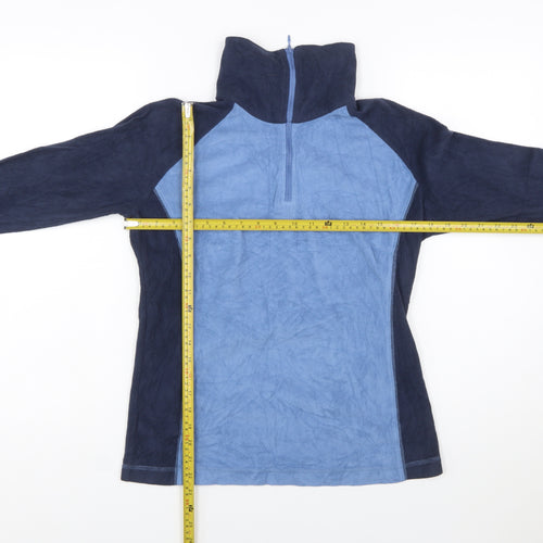 Columbia Men's Blue 1/2 Zip Fleece Pullover Sweatshirt M