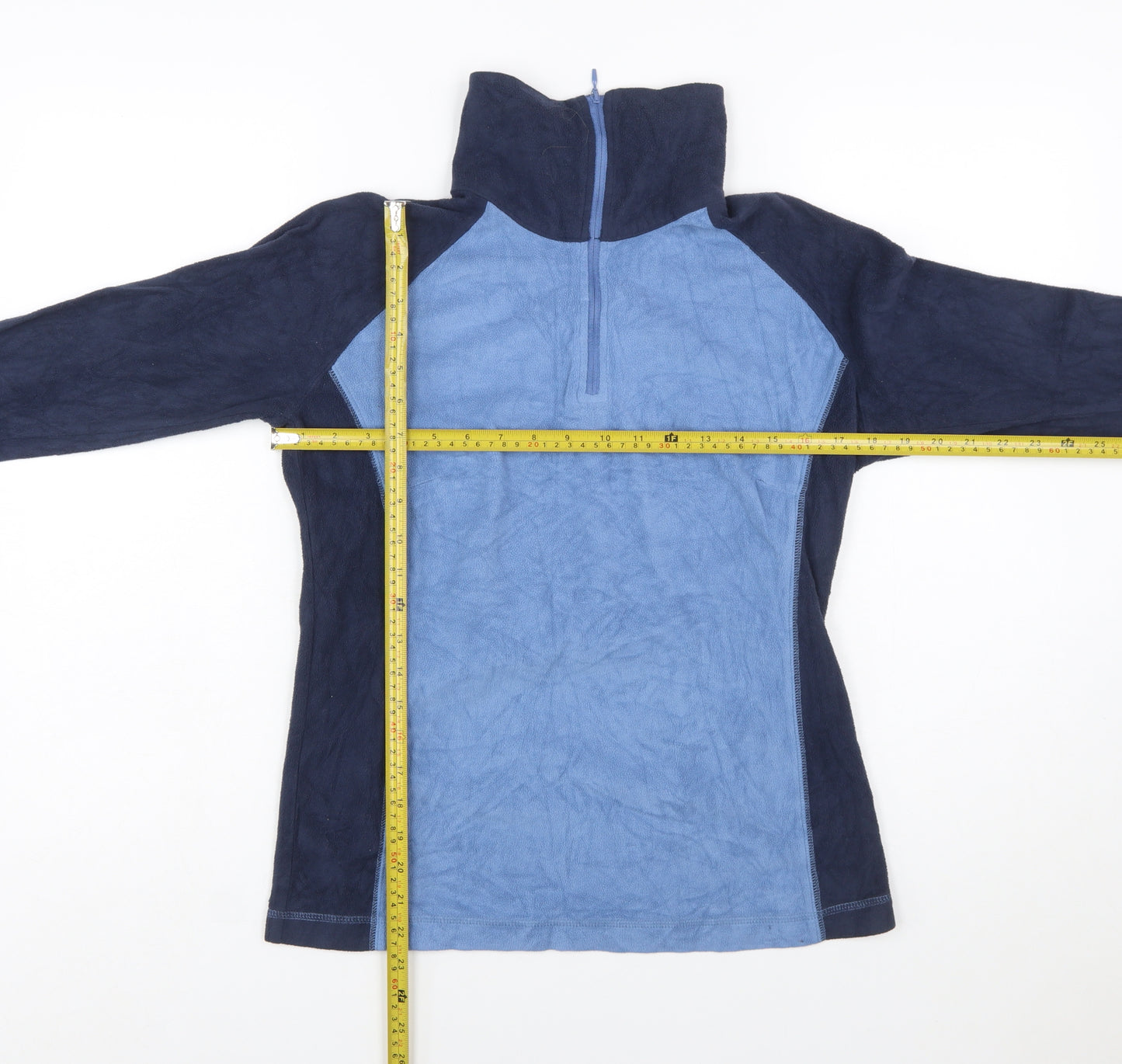 Columbia Men's Blue 1/2 Zip Fleece Pullover Sweatshirt M