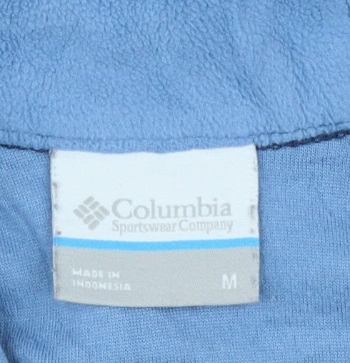 Columbia Men's Blue 1/2 Zip Fleece Pullover Sweatshirt M