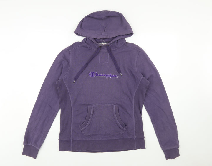 Champion Women's Purple Pullover Hoodie Size L Heritage Classics