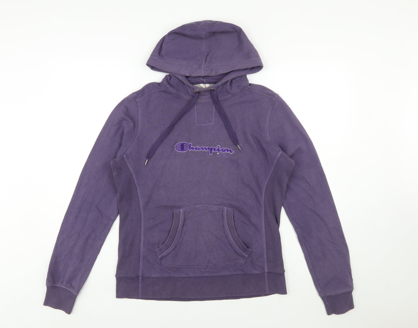 Champion Women's Purple Pullover Hoodie Size L Heritage Classics