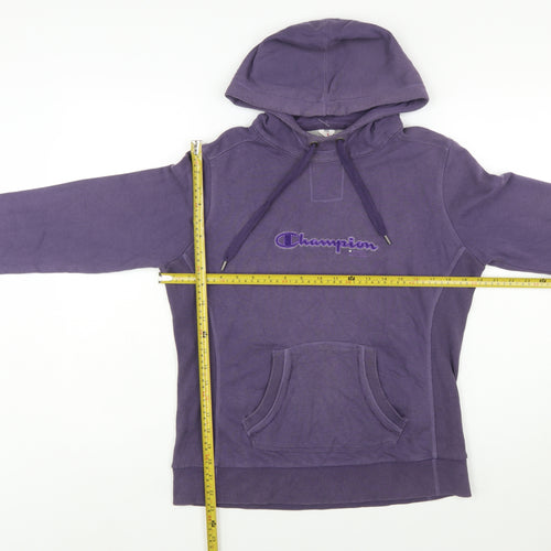 Champion Women's Purple Pullover Hoodie Size L Heritage Classics