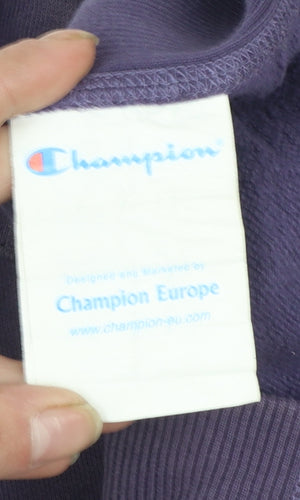 Champion Women's Purple Pullover Hoodie Size L Heritage Classics