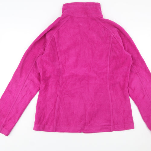 Columbia Women's Pink Fleece Full Zip Jacket Size L