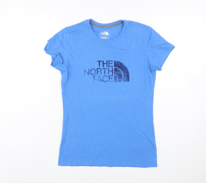 The North Face Women's Blue XS Basic Crew Neck Short Sleeve T-Shirt